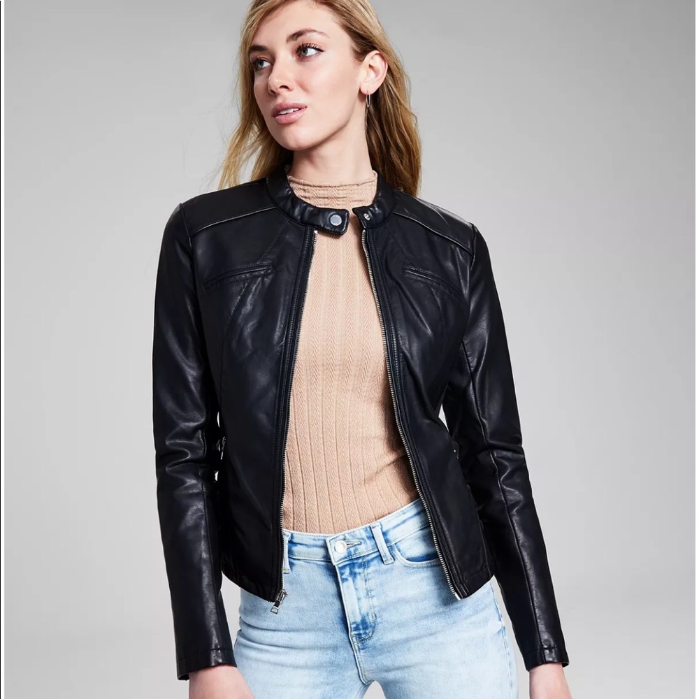 Guess Women’s Faux Leather Jacket